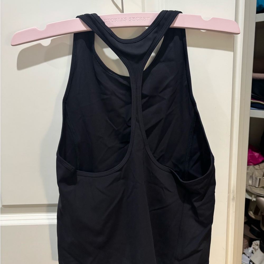 Athleta Black Racerback Tank Top